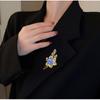 Senior Brooches Flower Leaf Brooch Pins for Women Suit Pendant  Fashion Brooches Jewelry