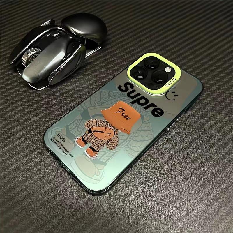 Orso Adatto per Apple 16pro Anime 15promax Custodia per Telefono Cellulare Iphone14 Creativo 13mini12