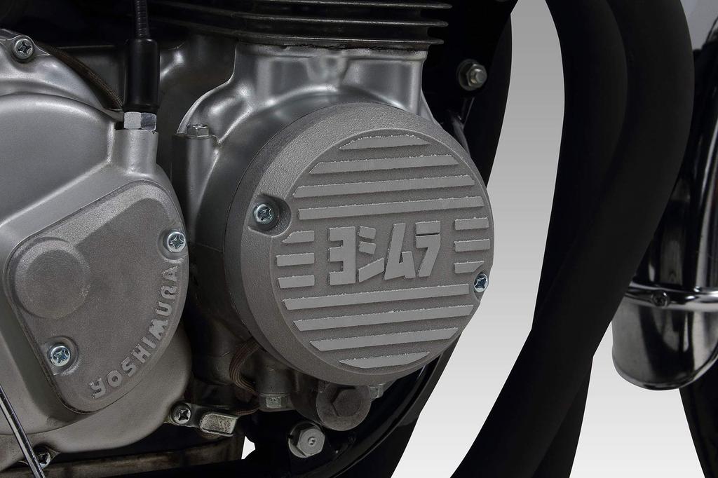 Yoshimura CB400FOUR YOSHIMURA 280-448-A200 Aluminum Point Cover, Silver