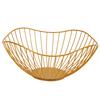 Wire Fruit Bowl Breathable Hollow Anti Overturn Thickened Durable Metal Metal Fruit Basket for