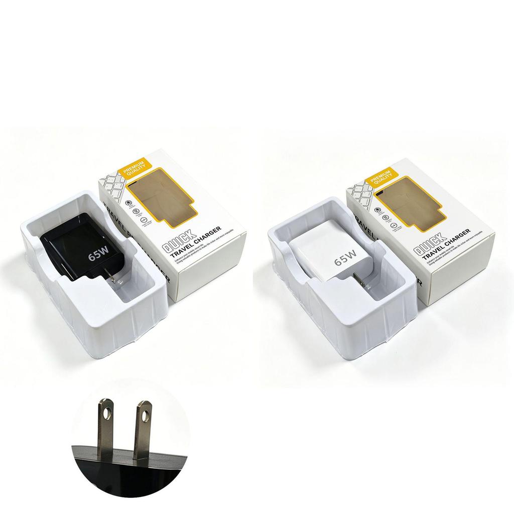 65W Multi-Port Fast Charger, USB & Type-C, 5 Ports, US Standard