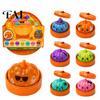 Steamed Bun Squeeze Toy Halloween Dumpling Stress Relief Toy, Cartoon Party with Steamer, Sensory Ball Fidget Favors Durable