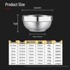 Ningzhao 304 Stainless Steel Insulated Dining Bowl