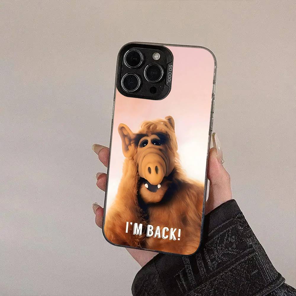 

TV Series Alf Colorful Phone Case Silver Suitable For IPhone 12 11 13 14 15 16 17 Max Pro Plus X XR XS iPhone 15 Plus