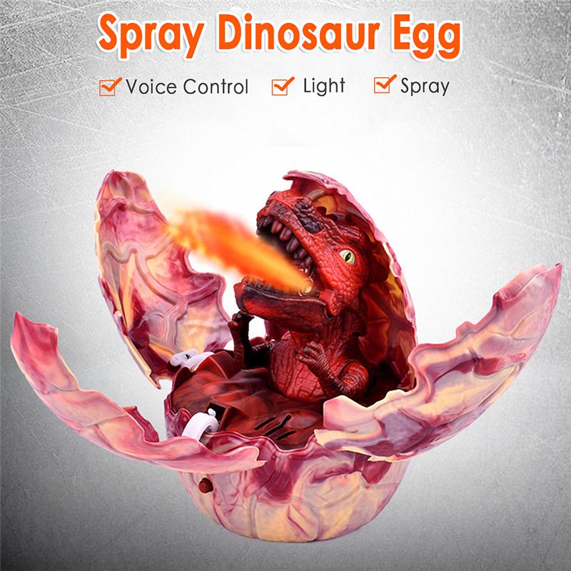 

Яйце динозавра, що вилуплюється, голосове керування, імітація світла, різдвяна дитяча іграшка