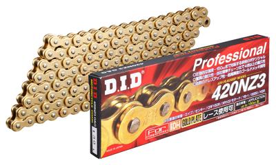 Motorcycle Chain with Clip Joint 420NZ3-138RB G&G (Gold) SDH