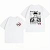 Summer Bandai Demon Slayer Casual Short‑Sleeve T‑Shirt With Kamado Tanjiro Print Graphic Women And Men T-Shirt