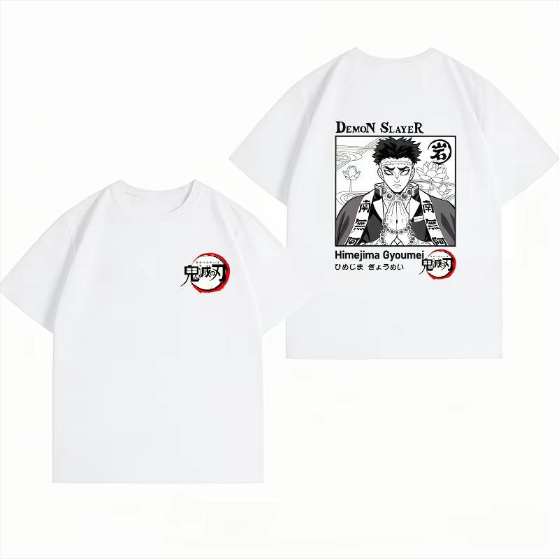 Summer Bandai Demon Slayer Casual Short‑Sleeve T‑Shirt With Kamado Tanjiro Print Graphic Women And Men T-Shirt