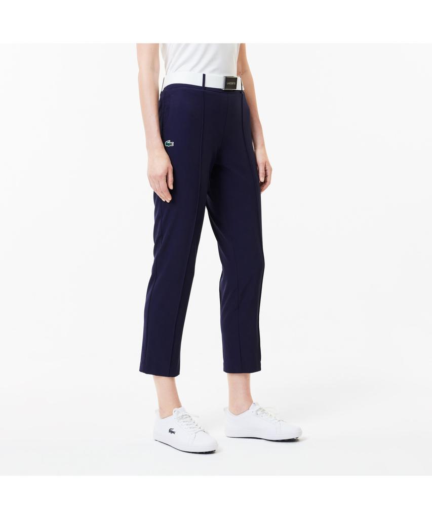 LACOSTE Women'S Golf Fine Pattern Tapered Fit Pants Hf7469-54N 166