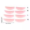 4Pairs Reusable Eyelash Lifting Pad Silicone Lamination Pad Vertical Stripe Perm Rods 3D Lashes Extension Curler Makeup Tool