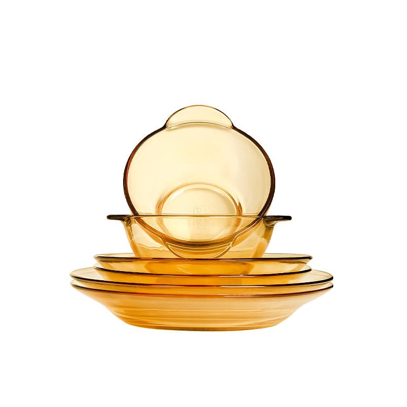 Pyrex Corning Radiance Series 6-Piece Glass Dinnerware Set