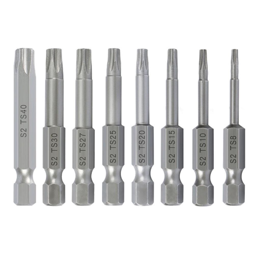 50mm Magnetisches Fünfstern Torx Schraubendreher Bit Set T8T40 Für Präzisionsarbeiten