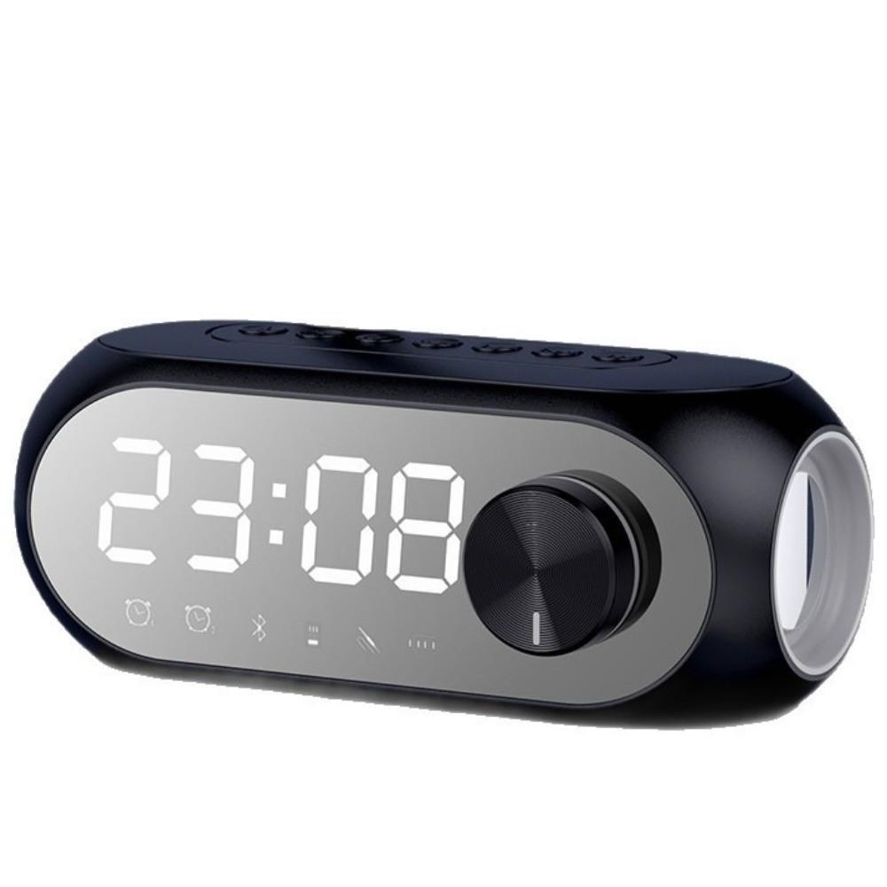 TF Card Support Wireless Bluetooth Speaker FM Radio Wireless Sound Box Portable Bedside Clock