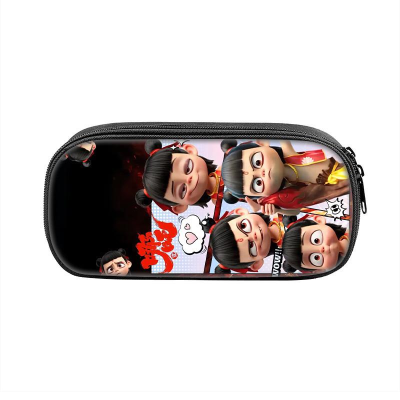 Nezha Birth Of The Demon Child Pencil Case For Kids Compact Storage With Cartoon Design