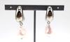 Baroque Pearl Drop Metal Earrings [item]