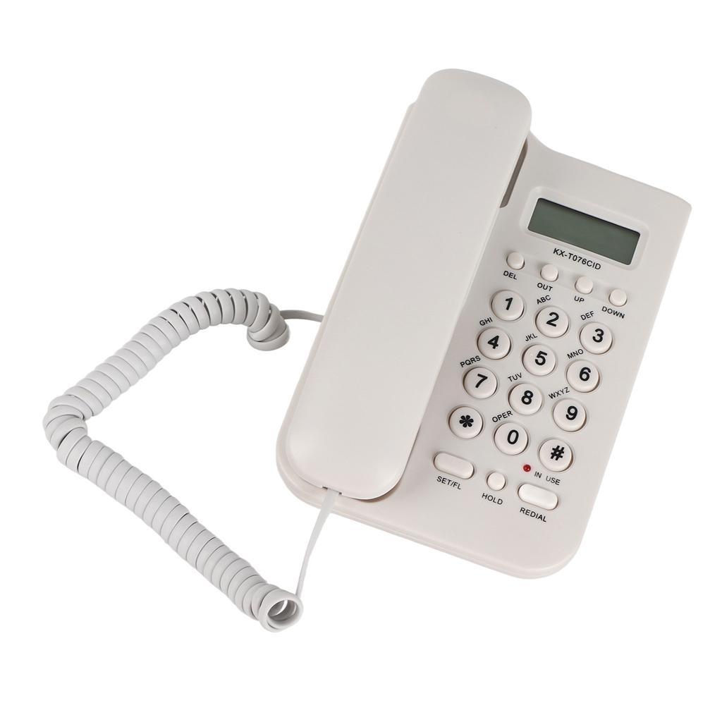 Home Hotel Wired Desktop Wall Phone Office Landline Telephone