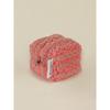 Aube Nuit Obnuit Wool Cube Pouch Keyring Stripe_Pink S (Keyring Can Be Added)