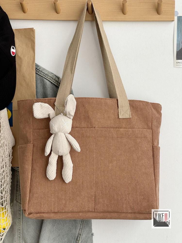 

Японская холщовая сумка на молнии — утолщенная, повседневная в литературном стиле для студентов и пассажиров.