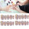 Handmade Aurora Flashing Rhinestone Disco Glitter Nail Sticker Candy Paradise Ultra-short Gradient Xs S M L