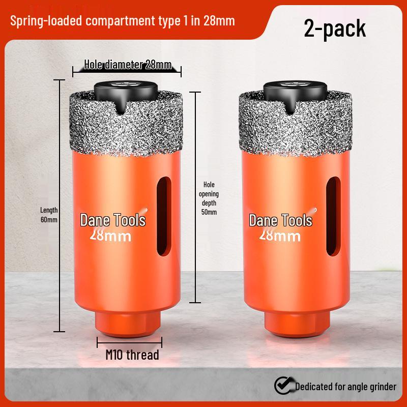 Dane Spring Tile and Stone Hole Enlarging Tool for Dry Cutting
