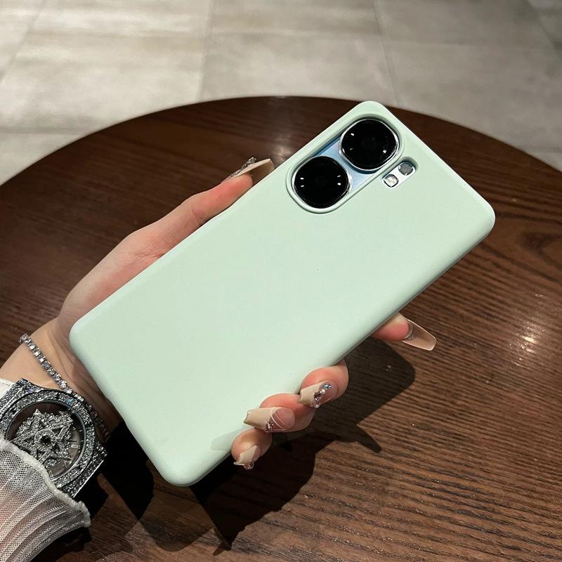 Applicable To Iqooneo1pro Mobile Phone Case, Liquid Silicone vivoS11 Simple Solid Color Anti-drop Protective Case, Advanced Sense