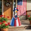 Goose Outfit Set for Porch Decoration 23 Inch Goose Costume with Tutu Skirt Hat and Bandana for Holiday Seasonal Display