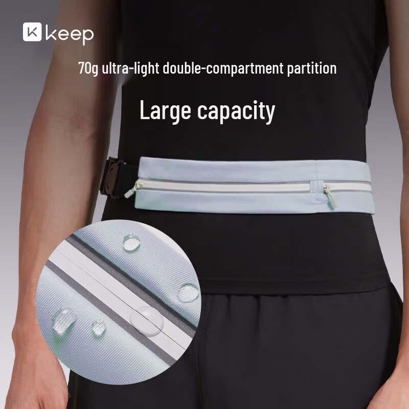 

Keep Dual-Pocket Waterproof Running Belt