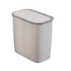 Large Capacity Narrow Bathroom & Kitchen Trash Can with Lid