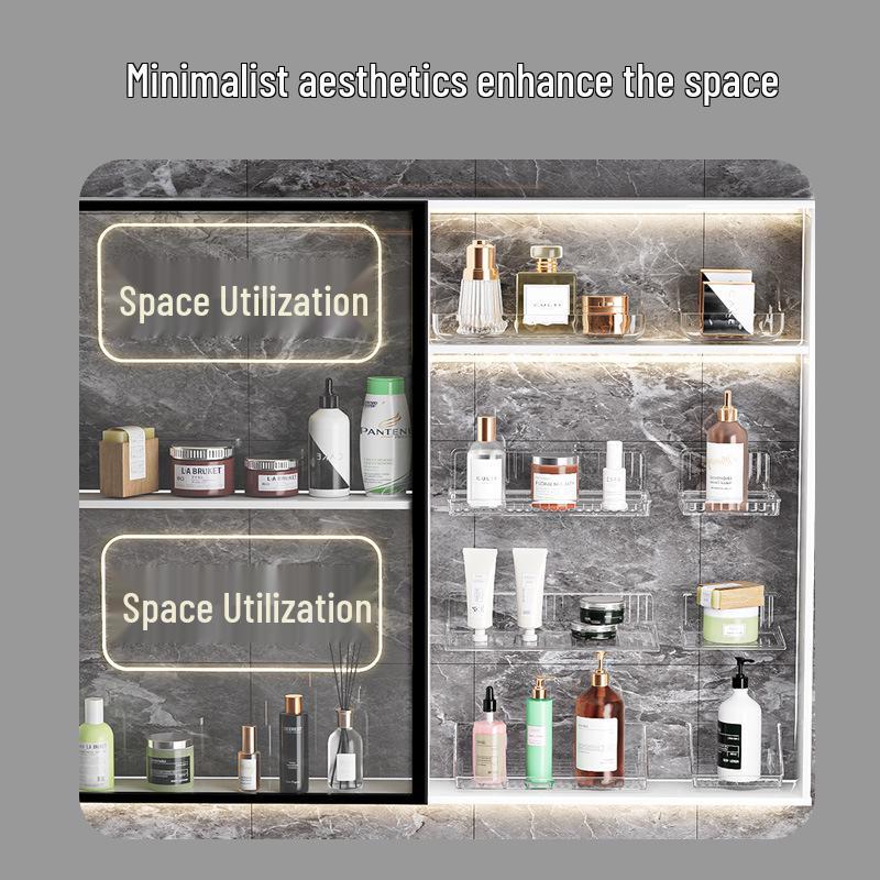 High-End Punch-Free Wall-Mounted Soap Holder - Bathroom Shower Toilet Draining Soap Dish
