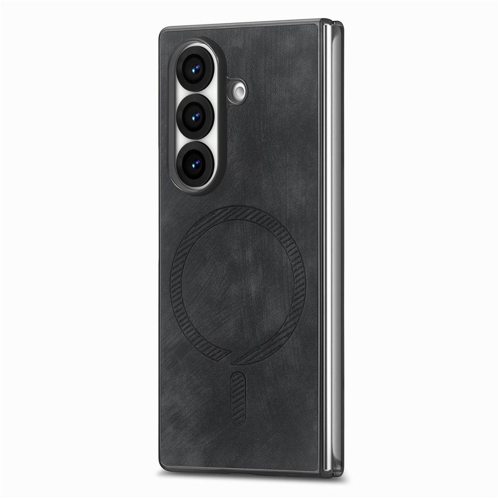 Samsung Z Fold7/Z Fold6 Magnetische Leder Schutzhülle