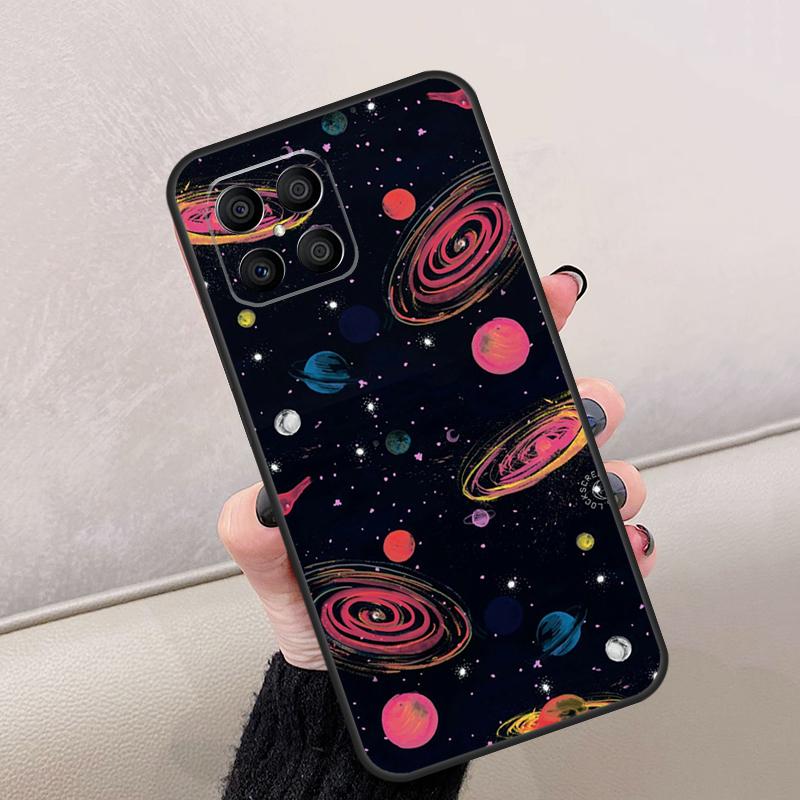 Magic Space Planet Case For Honor Magic 8 Pro 5 6 7 Lite Cover For Honor 400 200 50 70 90 X8a X8b X9a X9b X9c