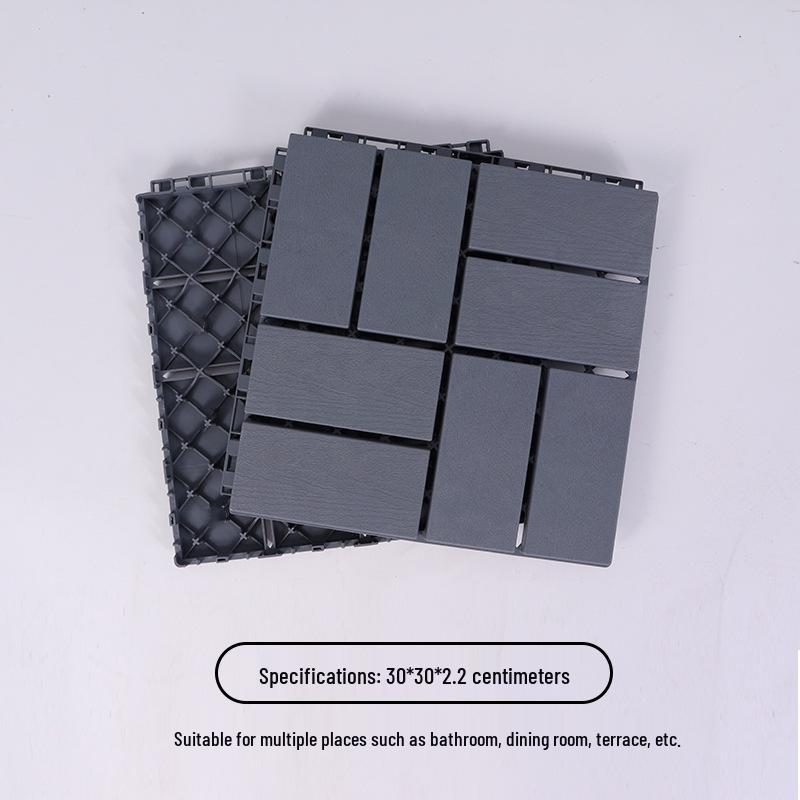 Covoraș de podea impermeabil, antiderapant, interconectabil pentru piscine, băi, bucătării și dușuri