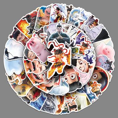 60 Nezha Graffiti Stickers Personalized Cartoon Hot Chinese Comics Decorative Suitcase Mobile Phone Case Computer Stickers