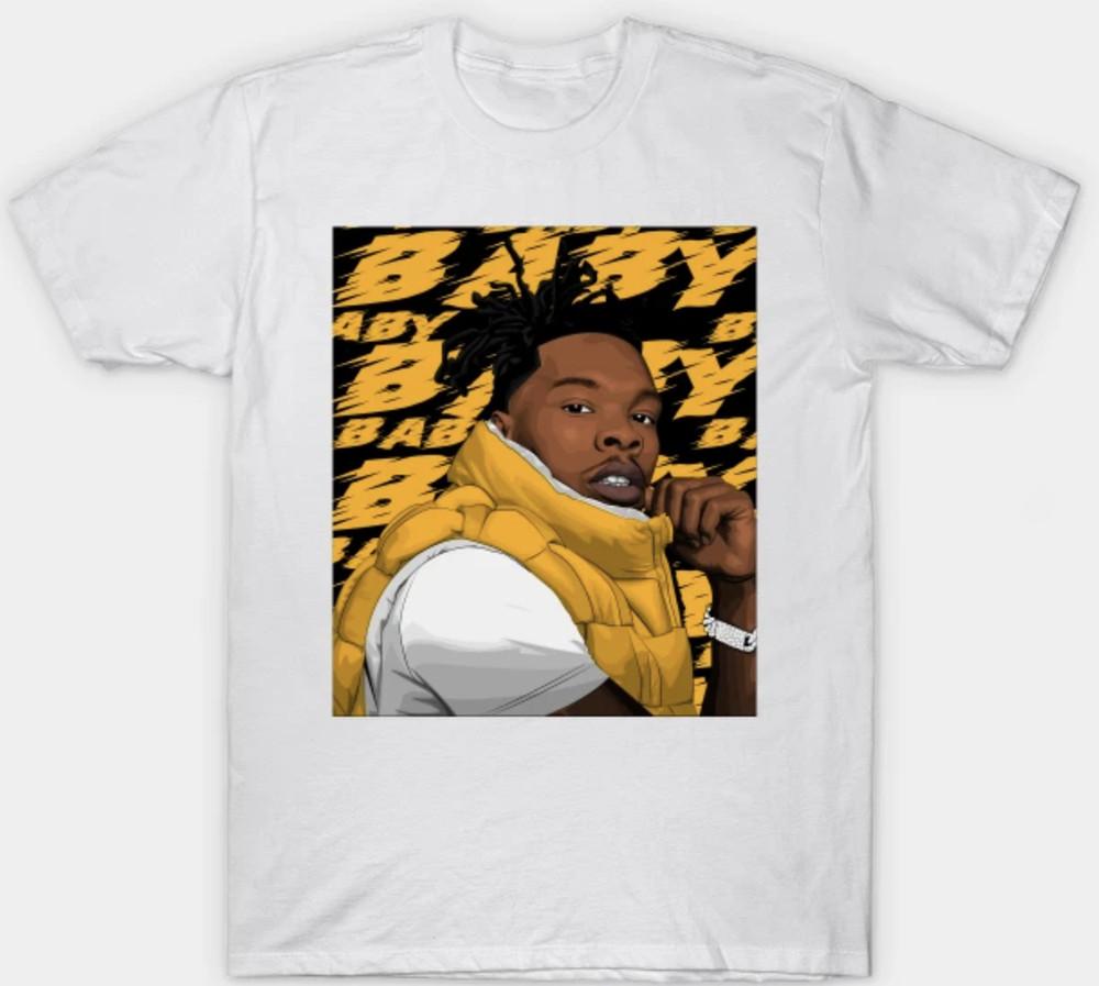 Lil Baby Atlanta Rapper Music  Adult S-3XL White Fan Art Unisex T-Shirt XXXXL