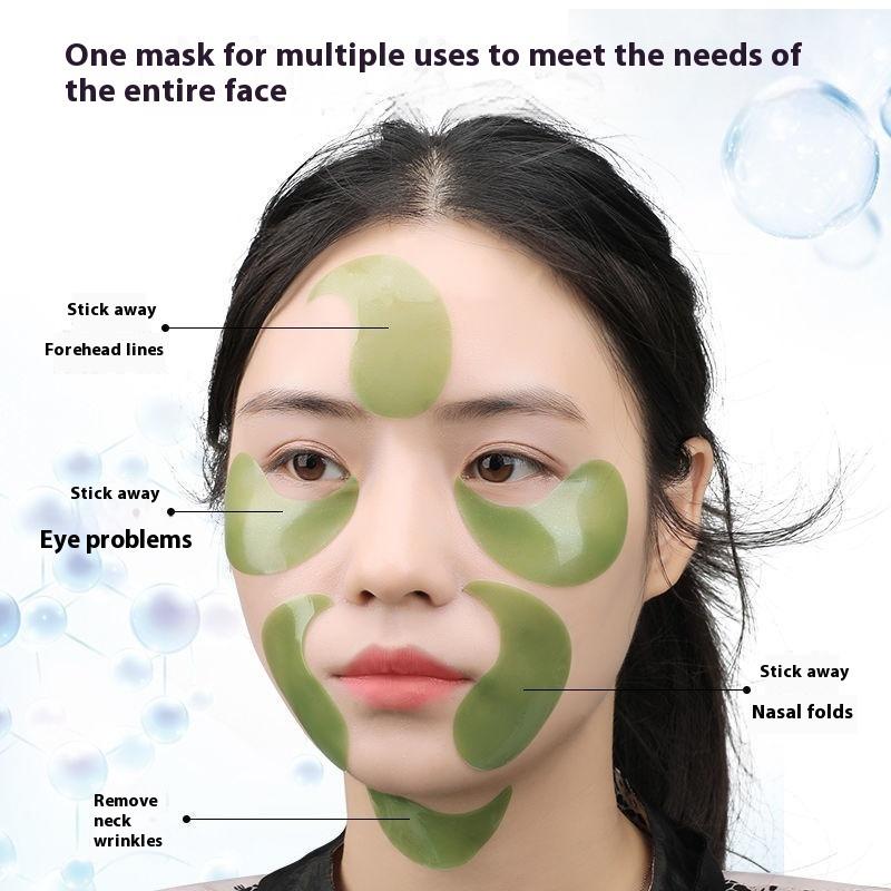 60 Stück feuchtigkeitsspendende grüne Augenmaske zur Feuchtigkeitsversorgung mit Algen