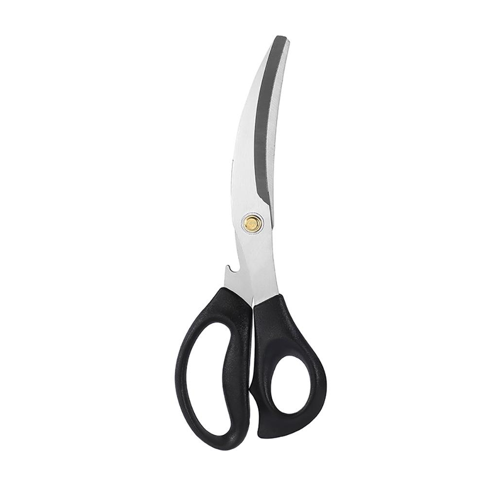 Korean Barbecue Stainless Steel Kitchen Scissors – Multi-functional Shears for Chicken, Steak, and More