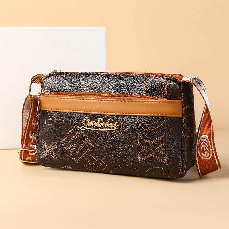 Spring Women, Middle-aged Women, Wide-band Versatile Bag, Middle-aged and Elderly Women's Crossbody Single-shoulder Bag
