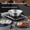 COOKER KING Rose Gold Multi-Function Steamer Hotpot