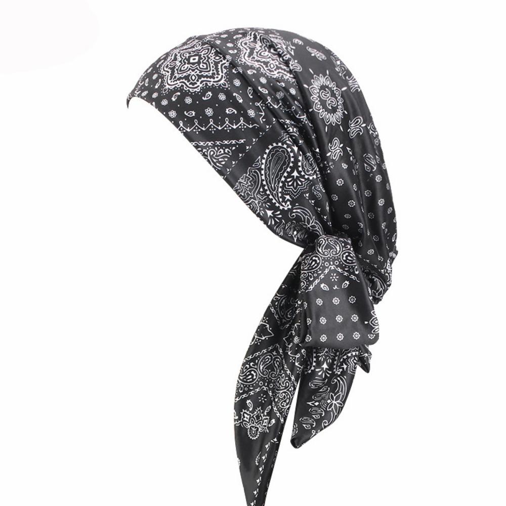 Bohemia Wind Cotton Hat Bandana Casual Chemotherapy Hat Sleep Caps Beanies Headwrap  Women National