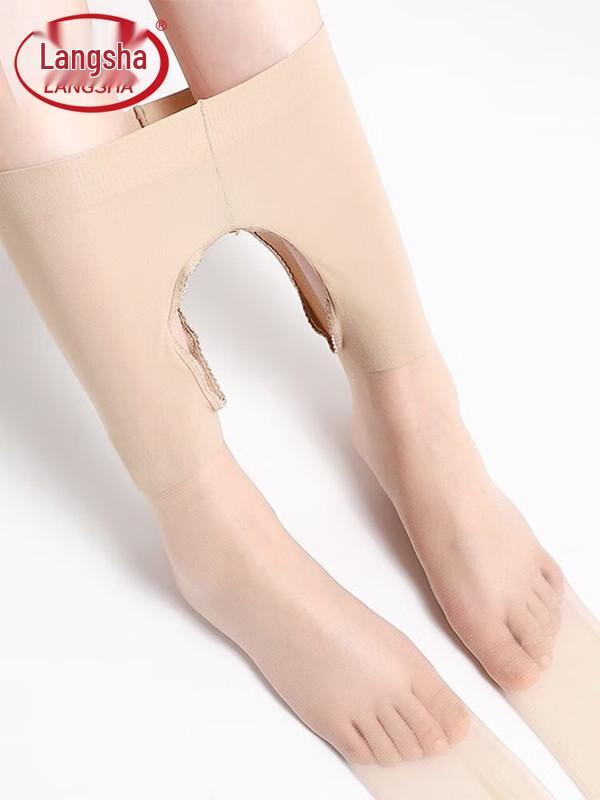 LangSha Sexy Ultra-Thin Open Crotch Pantyhose