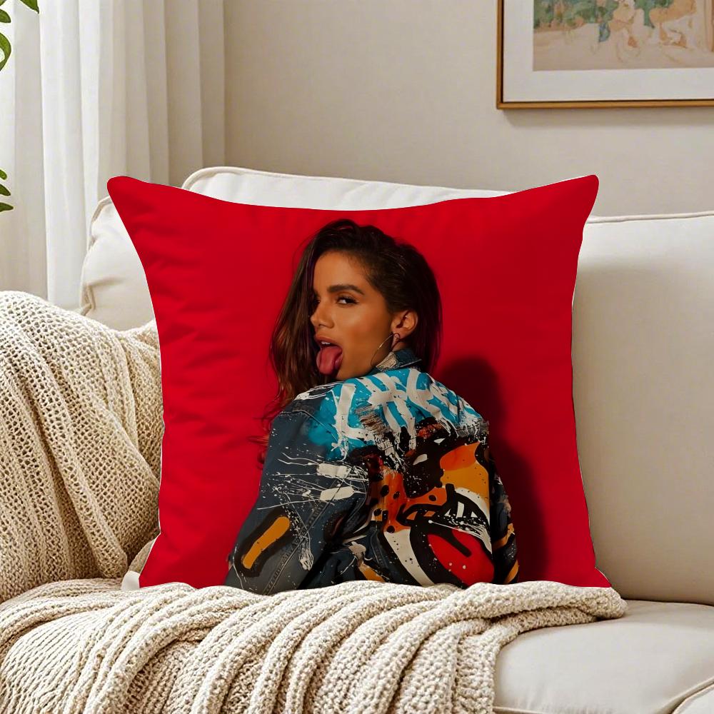 singer energetic AAnitta Cushion Cover Pillowcase Antidustmite living Room Sofa Decor Cushion Room
