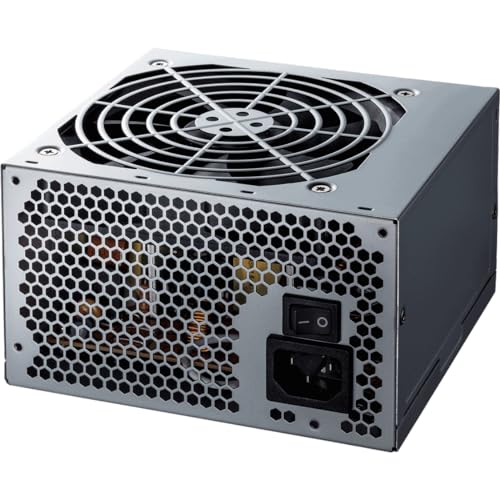 Kuroutoshikou 600W ATX Power Supply, 80 PLUS Standard, with 12cm Quiet Fan, KRPW-L5-600W/80+/REV2.0