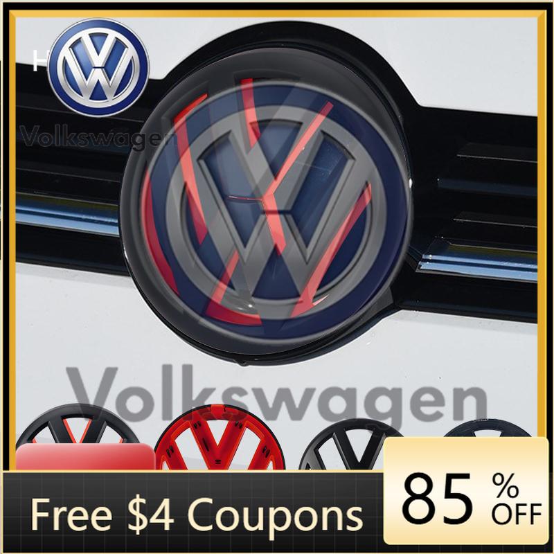 Styling Mouldings For VOLKSWAGEN VW Car Front Grill Badges Rear Trunk Emblem Lid Covers Logo Sticker For VW Volkswagen Golf 6 Go CWW1