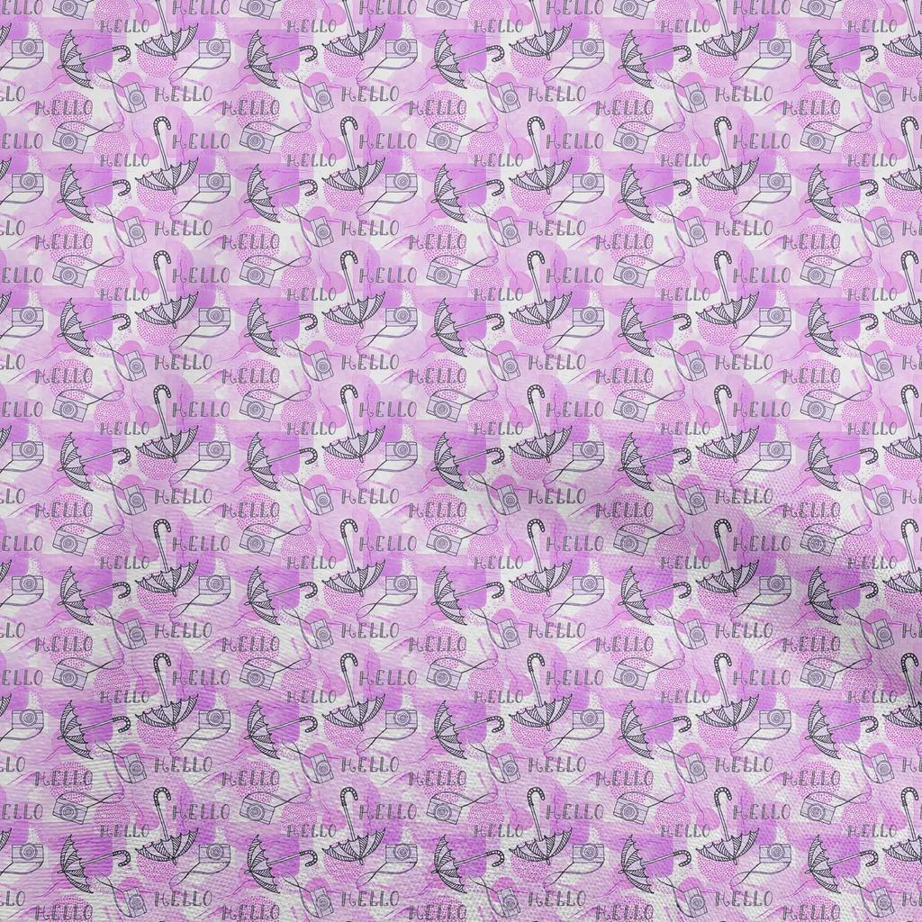 oneOone Cotton Flex Dusty Purple Fabric Travel Sewing Craft Projects Fabric Prints By Yard 40 Inch