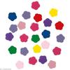 Felt Sticker - Multicolored Flower X 20 Gr Assortment of Felt Stickers To Decorate Everything, - Quantity : 20 Gr - Shape
