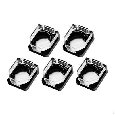 5 Pieces Push Button Dustproof Switch Cover 22mm Protection for Logistics