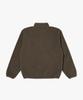 GOALSTUDIO Essential Microfleece Quarter Zip-Up Tee-Dark Brown