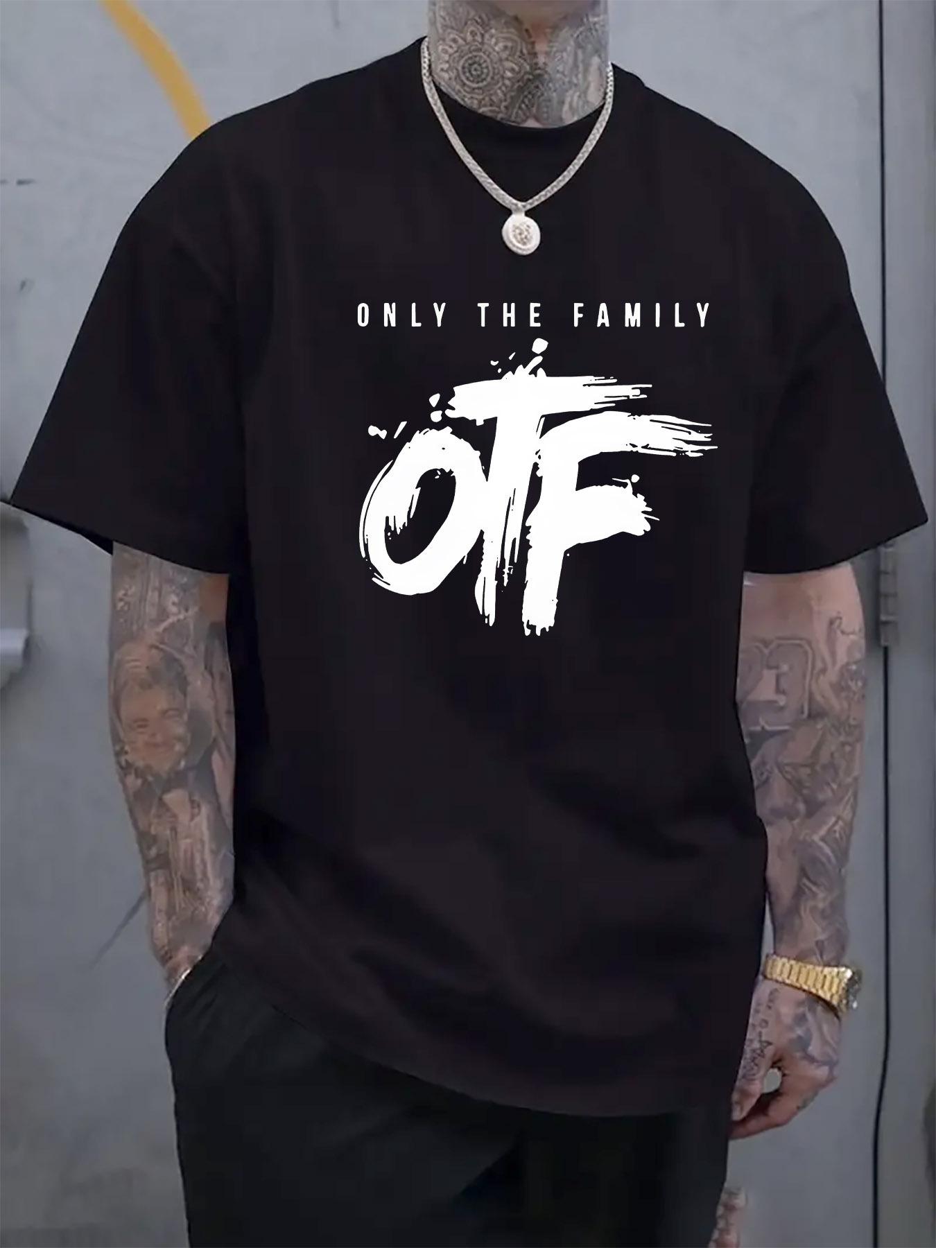 Only The Family Graphic Tee - Casual Crew Neck Short Slee... XL