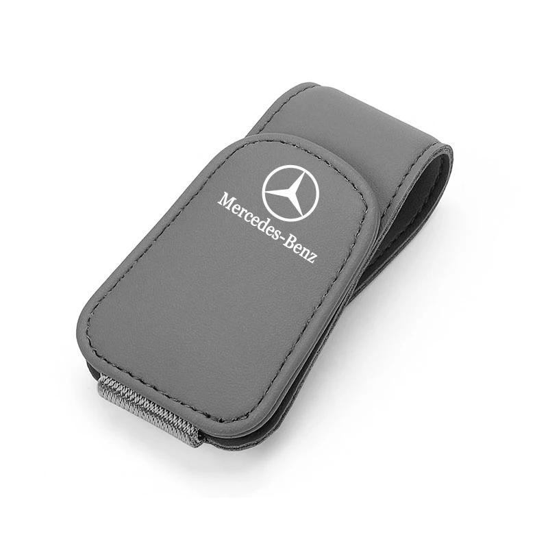 2025 Heiße Auto Brillen Sonnenblende Box Auto Sonnenbrillen Clip Karten Zubehör Für Mercedes Benz AMG W203 W206 W220 W205 W211 W212 W20