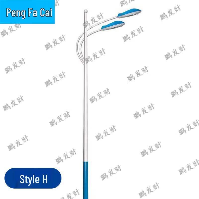 Pengfacai 120W LED Double Arm Street Light Pole